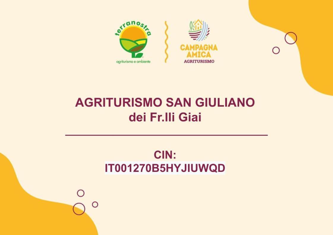 Agriturismo San Giuliano Dei Fratelli Giai Суза Экстерьер фото